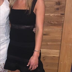 Hello molly black mini dress